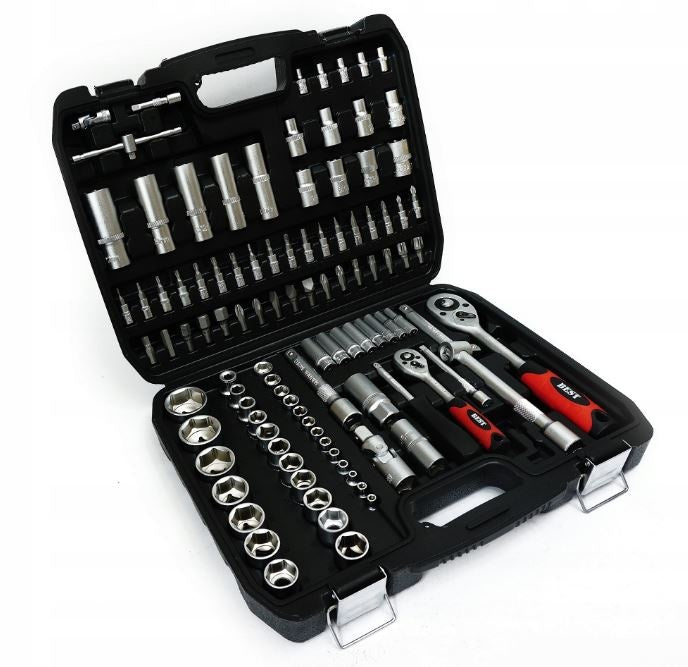 TOOL SET | 6.3 MM (1/4") + 12.5 MM (1/2") | 108 PCS. (BK-108-01)