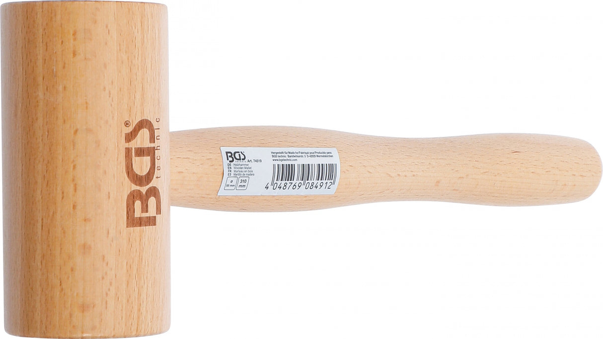 WOODEN MALLET | Ø 55 MM | 180 G (74519)