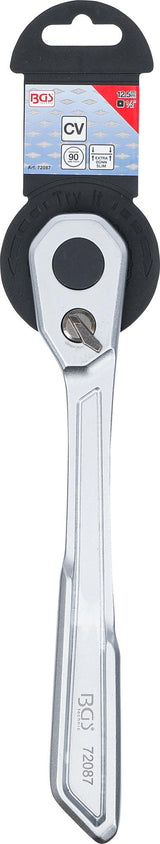 REVERSIBLE RATCHET | EXTRA FLAT | FINE TOOTH | 12.5 MM (1/2") (72087)