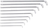 L-TYPE WRENCH SET | EXTRA LONG | T-STAR (FOR TORX) T10 - T50 | 9 PCS. (793)