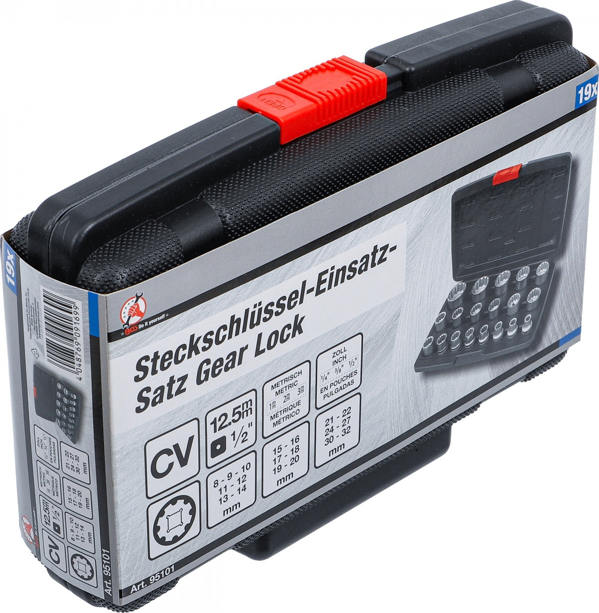 MULTI-FUNCTIONAL SOCKET SET | 12.5 MM (1/2") | 19 PCS (95101)