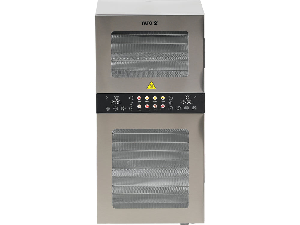 FOOD DEHYDRATOR: MUSHROOMS / BERRIES / FRUITS, ETC. | 20 TRAYS | 1500W (YG-16001)