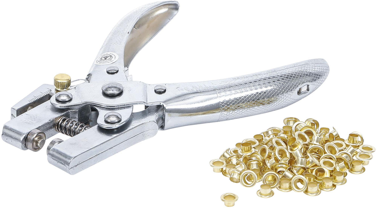 RIVETING PLIERS | 100 ROUND EYELETS | 4.5 MM | 180 MM (570)