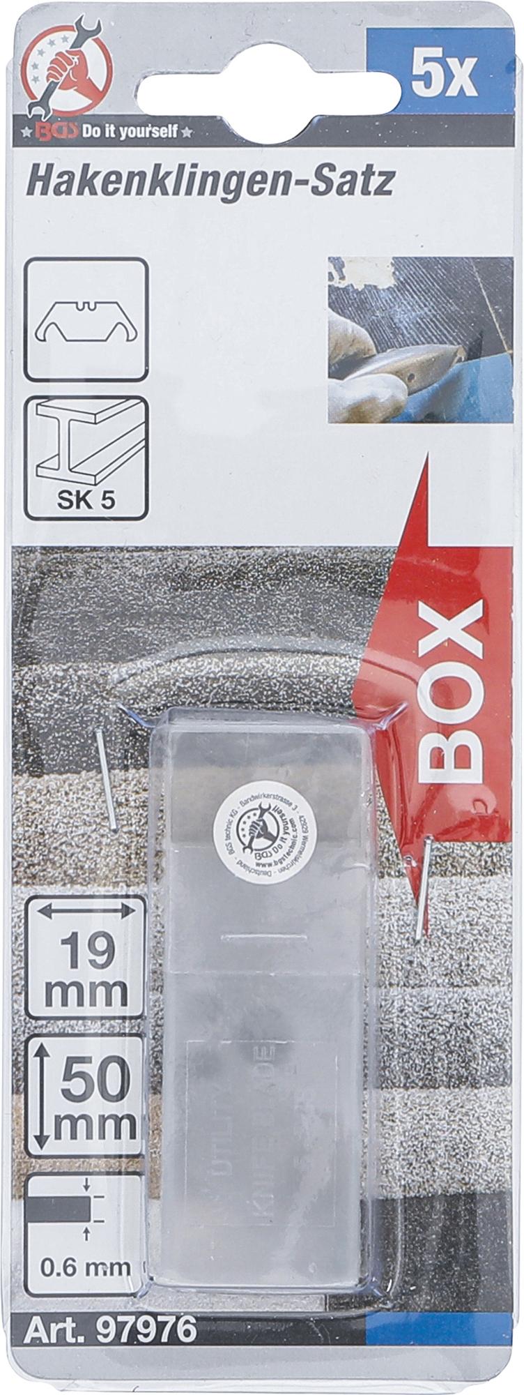 HOOK BLADE SET | 19 MM | 5 PCS. (97976)