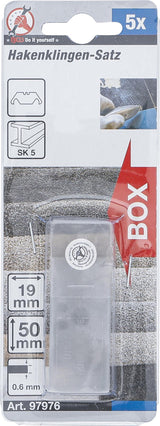 HOOK BLADE SET | 19 MM | 5 PCS. (97976)