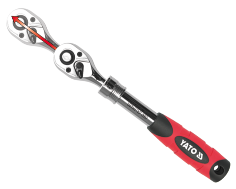 TELESCOPIC RATCHET HANDLE 1/2" (YT-0299)