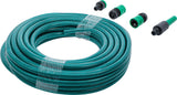 WATER HOSE | PVC | WITH WATER SPRAY GUN AND QUICK COUPLINGS | 15 M | 6-PCS. (70906)