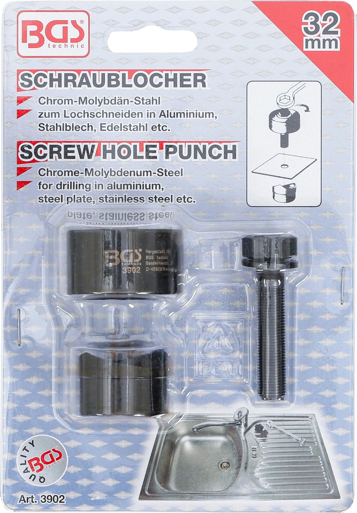 SCREW HOLE PUNCH | 32 MM (3902)