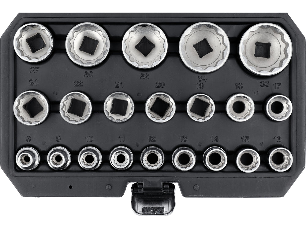 12PT SOCKET SET 1/2" (YT-12630)
