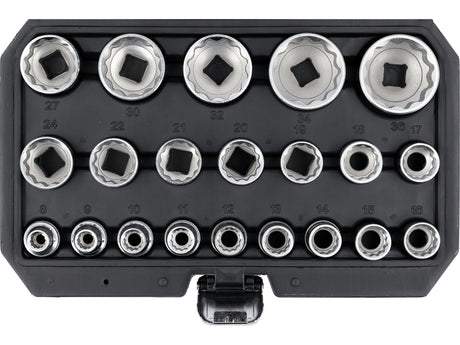 12PT SOCKET SET 1/2" (YT-12630)