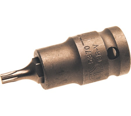 IMPACT BIT SOCKET | LENGTH 55 MM | 12.5 MM (1/2") DRIVE | T-STAR (FOR TORX) T20 (5369)