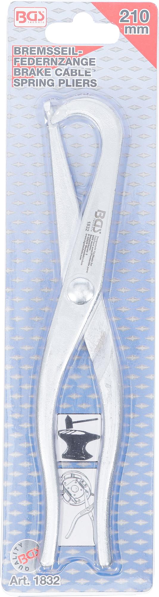 BRAKE CABLE SPRING PLIERS | 210 MM (1832)