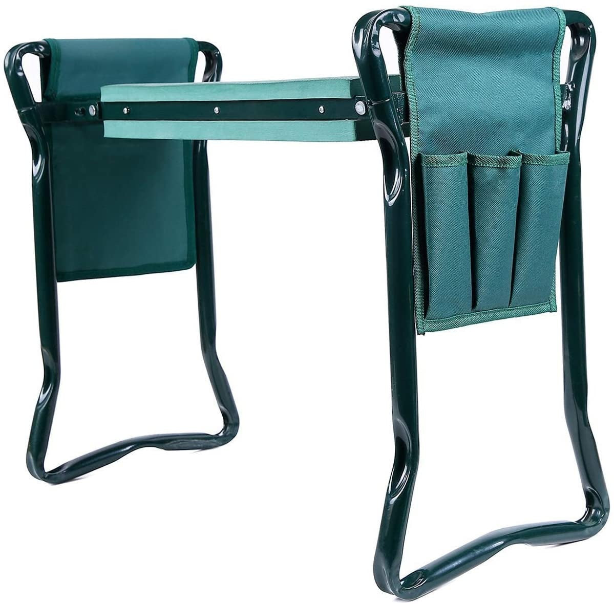 FOLDABLE GARDEN BENCH AND KNEE PROTECTION WITH TOOL BAG | 2 IN 1 (ST-1)