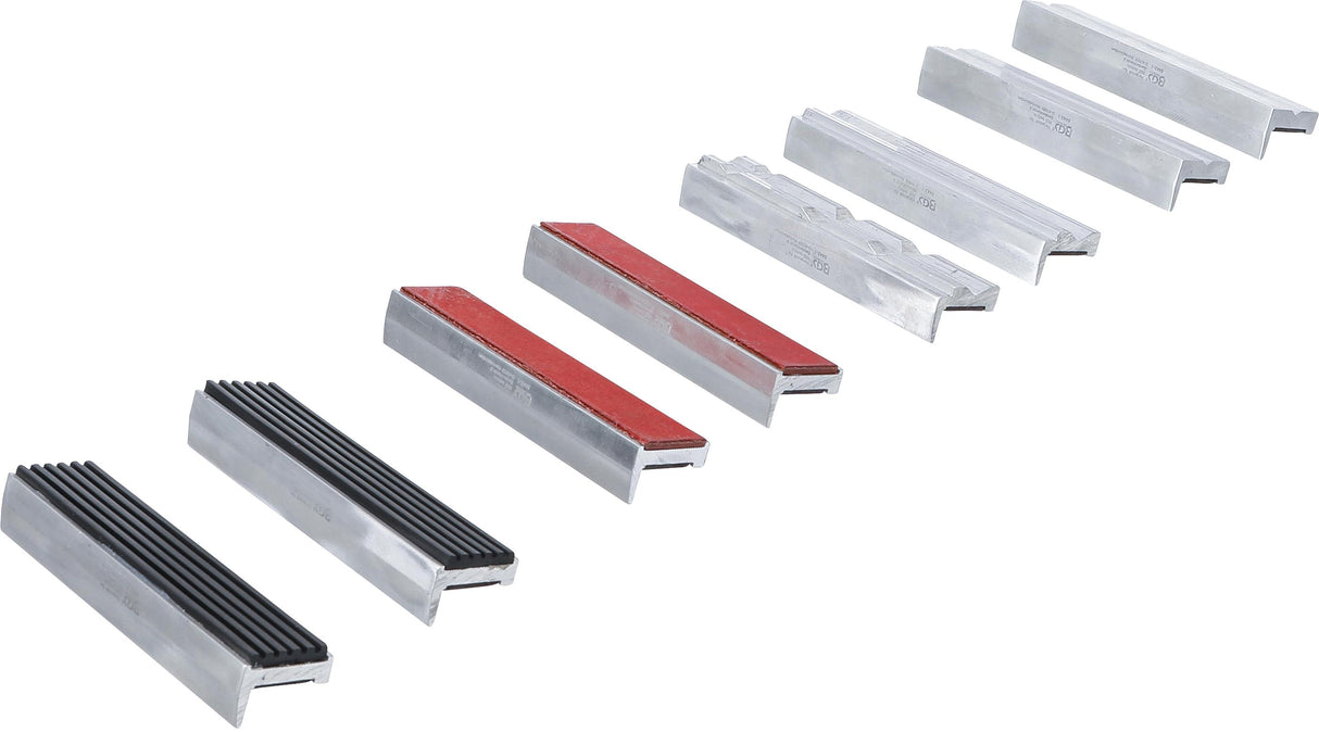 BENCH VICE JAW PROTECTOR SET | ALUMINIUM | 125 MM | 8 PCS. (8442-1)