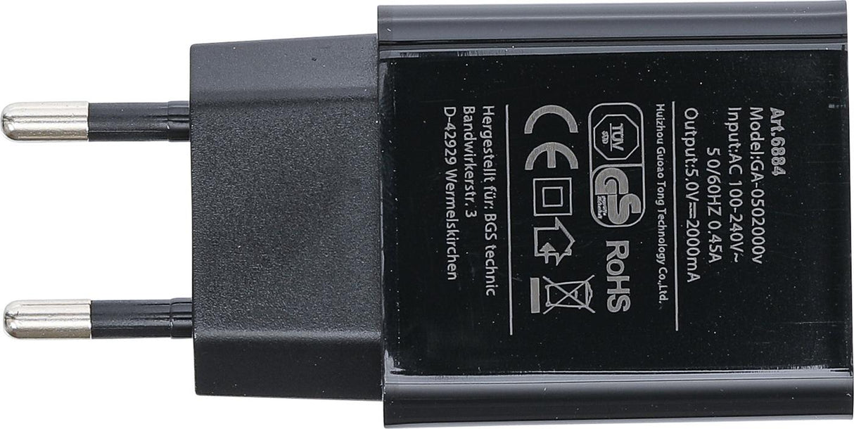 UNIVERSAL USB CHARGER | 2 A (6884)