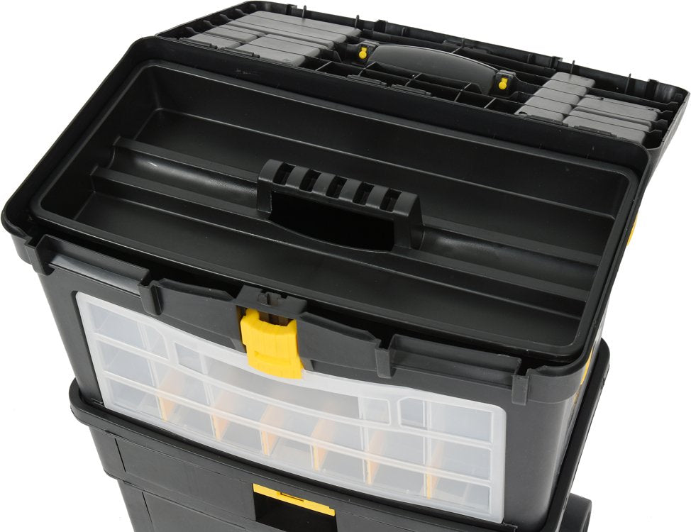 TROLLEY TOOL BOX W/ REMOVABLE ORGANIZER (78734)