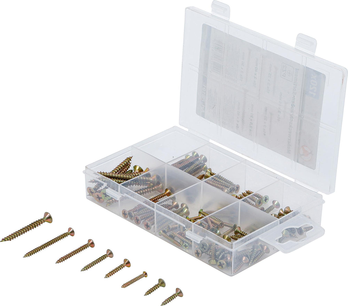 MULTI-PURPOSE SCREW SET | CROSS SLOT PZ2 | 120 PCS. (88191)
