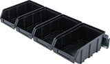 VISUAL STORAGE BOX SET | WITH SUSPENSION RAIL | FOR STORAGE SYSTEM COMBINATION | 4 PCS. (80195)