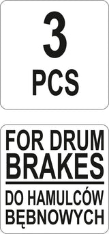 BRAKE SPRING PLIERS KIT 3PCS (YT-0684)