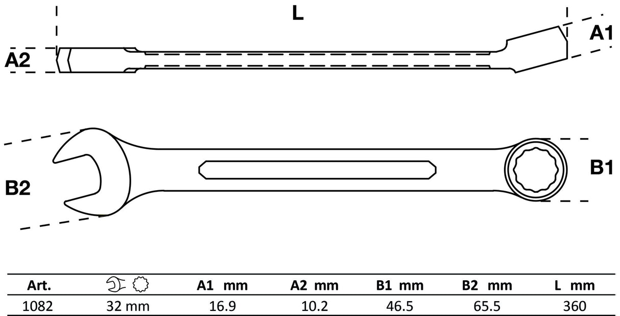 COMBINATION SPANNER | 32 MM (1082)