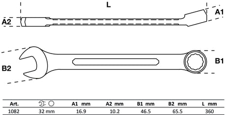 COMBINATION SPANNER | 32 MM (1082)