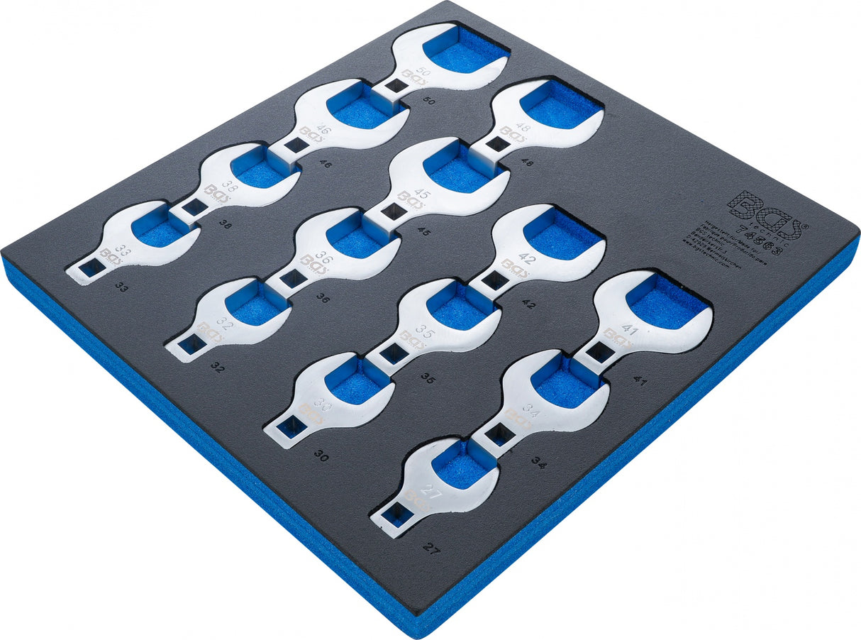 TOOL TRAY 2/3: CROWFOOT SPANNER SET | 12.5 MM (1/2") DRIVE | 14 PCS. (74563)