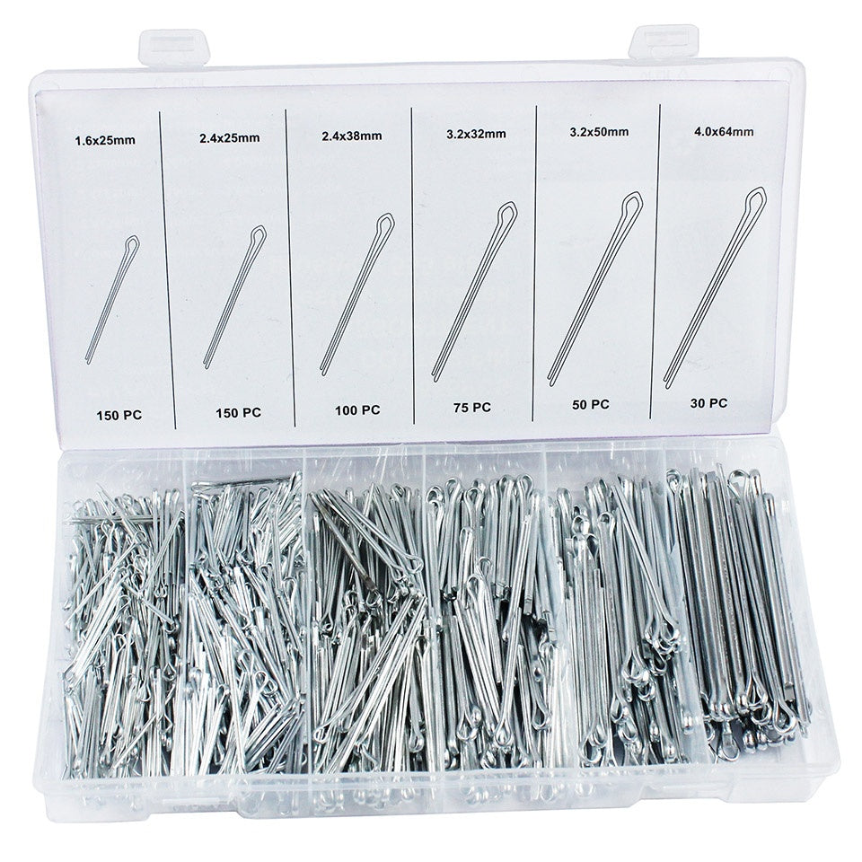 STRAIGHT CLIP SET | 555 PCS. (ES0555)