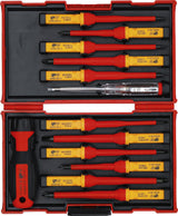 VDE SCREWDRIVER SET | WITH INTERCHANGEABLE BLADES | 13 PCS. (35814)