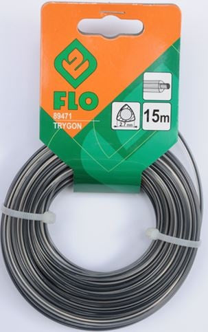 GRASS TRIMMER LINE 2.4MMX15M TRIGON (89470)
