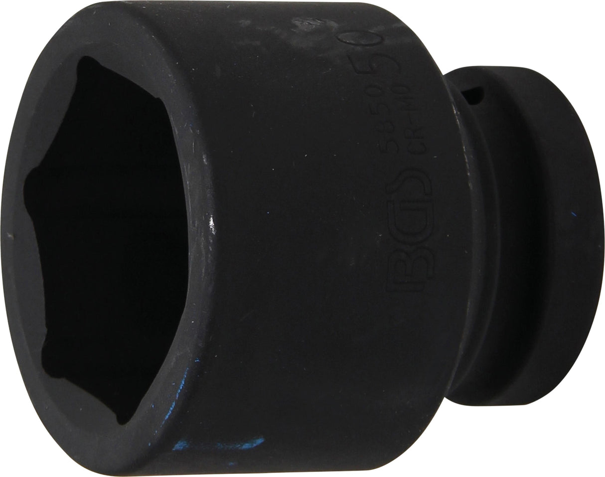 IMPACT SOCKET, HEXAGON | 25 MM (1") DRIVE | 50 MM (5850)