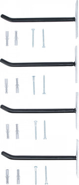 WHEEL RIM WALL HOOK SET | 250 MM | 4 PCS. (88304)