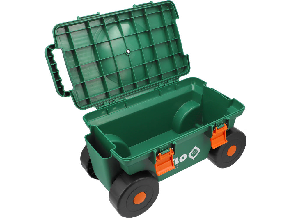 GARDEN CART WITH 360° SEAT AND STORAGE (90230)