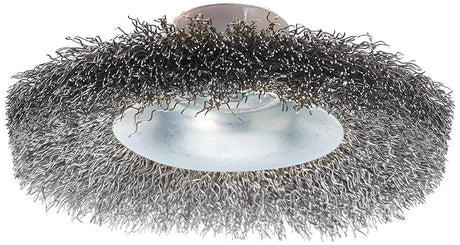 WIRE BRUSH CUP TYPE | GREY | 115 MM | M14 (ES733115)