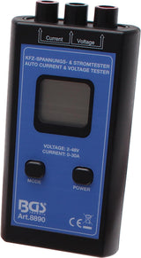CAR VOLTAGE AND CURRENT TESTER | 1 - 48 V (8890)