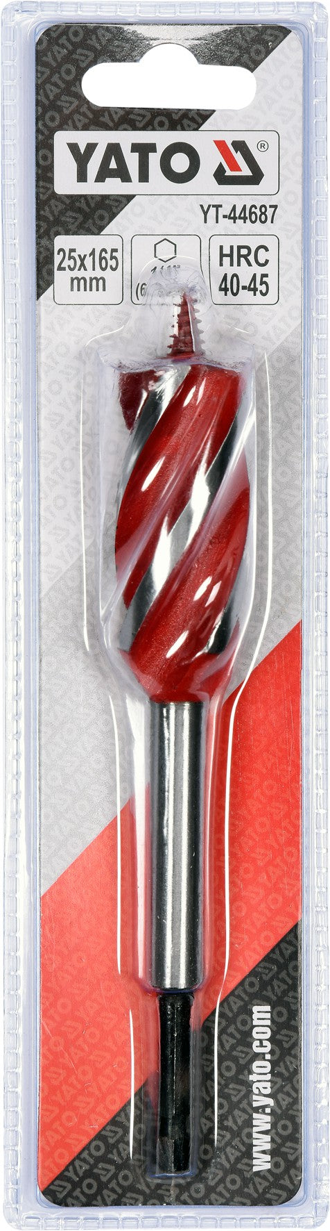 AUGER DRILL BIT 25MM HEX (YT-44687)