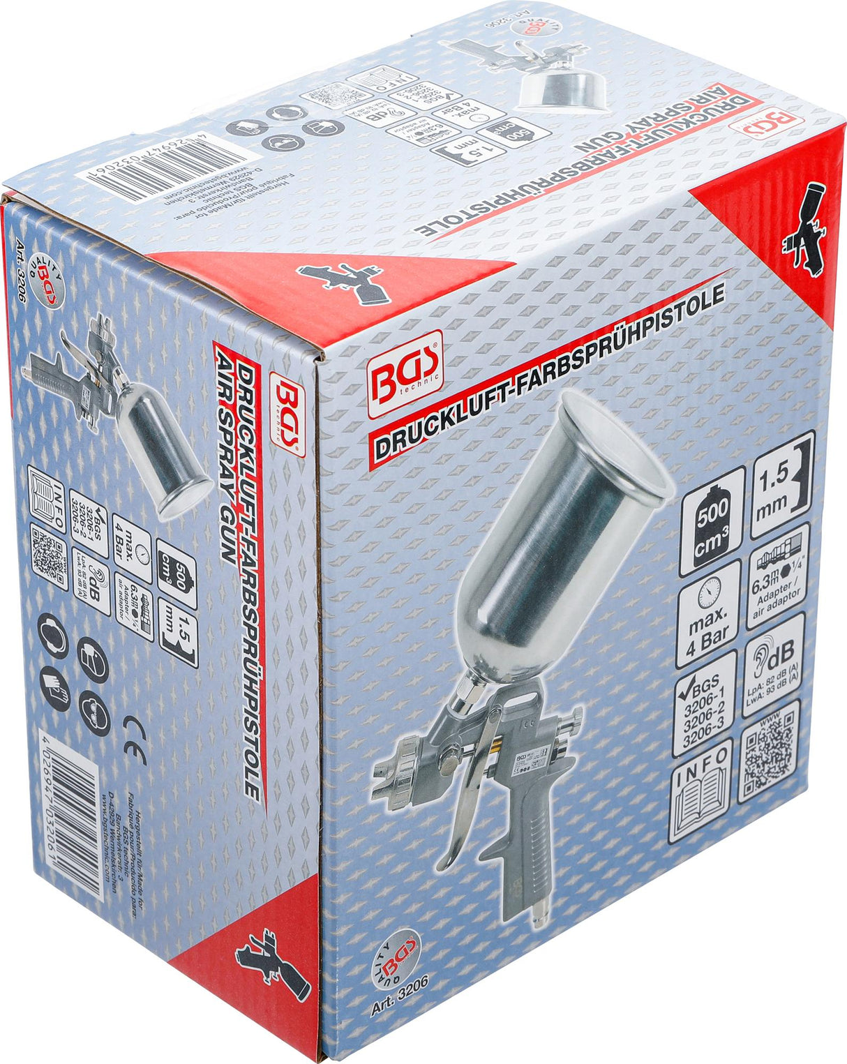 AIR PAINT GUN | 500 CM³ (3206)