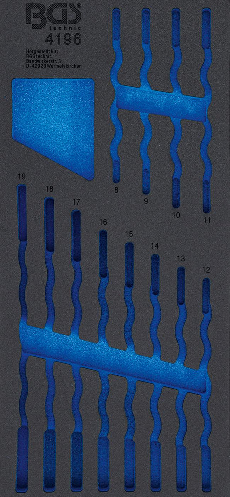 TOOL TRAY 1/3 | EMPTY | FOR BGS 4196 (4196-1)