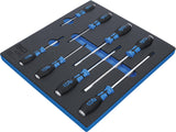 TOOL TRAY 2/3: CROSS AND SLOT SCREWDRIVERS | 8 PCS. (4055)