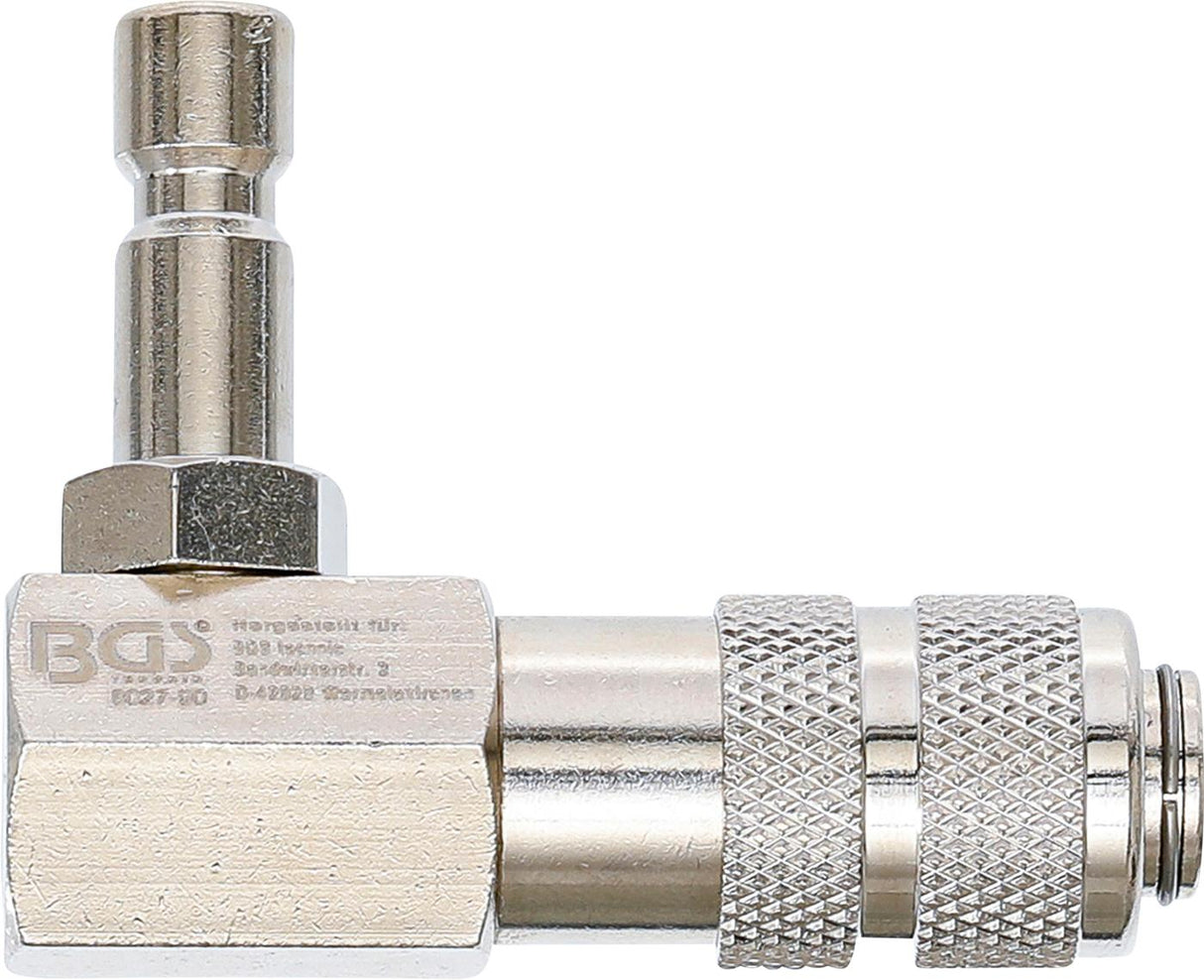 COOLING SYSTEM BAYONET ADAPTOR | 90° ANGLED | FOR 8027, 8098 (8027-90)