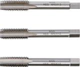 TAP SET | STARTER, PLUG, BOTTOMING TAP | HSS-G | M10 X 1.5 | 3 PCS. (935)