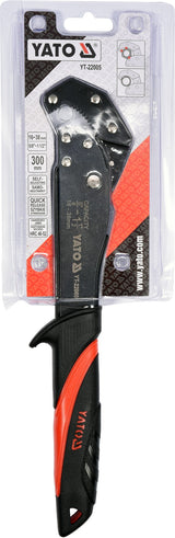 AUTO ADJUSTABLE PIPE WRENCH 16-38MM (YT-22005)