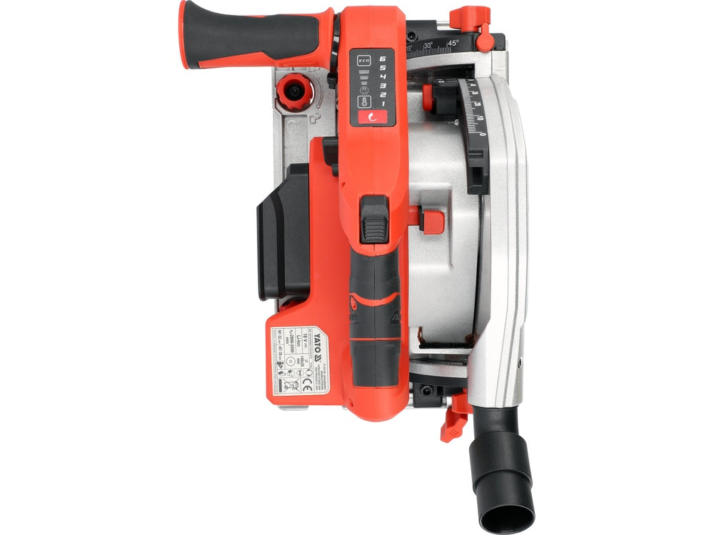 CORDLESS PLUNGE CIRCULAR SAW | 140 MM | 52 (90˚) 38 (45˚) MM | 18V | WITHOUT BATTERY (YT-821702)