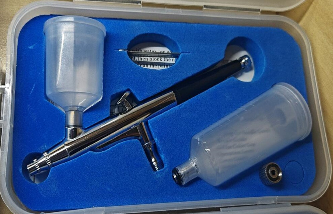 GRAVITY FEED AIRBRUSH SET | DOUBLE ACTION (AB4A)