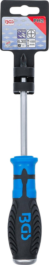 SCREWDRIVER | CROSS SLOT PH2 | BLADE LENGTH 100 MM (4910)