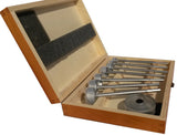 MULTIFUNCTIONAL DEEP POSITIONING DRILL BITS/BURRS 16-35 MM DEPTH LIMITED BY LED, 8 PCS. (SK8612)