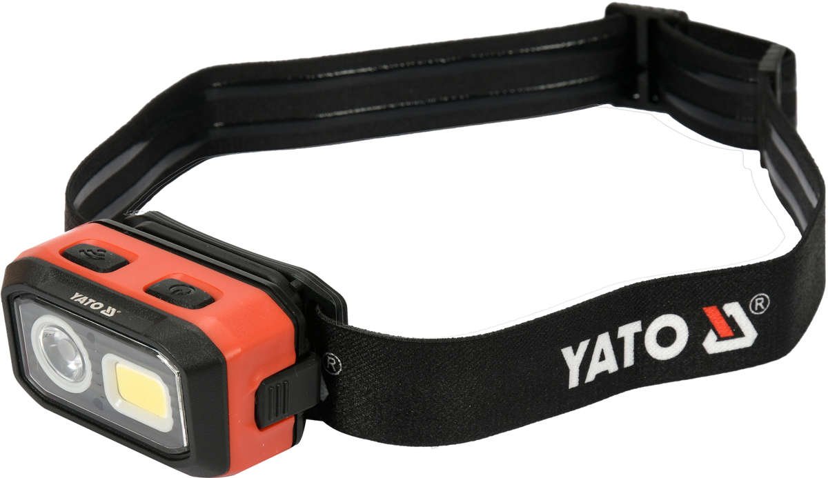HEADLAMP 500LM RECHARG./3XAAA,MOTION DET (YT-08593)