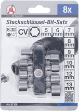NUT DRIVER SET | 6.3 MM (1/4") DRIVE | 5-13 MM | 8 PCS. (67308)