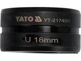 SPARE DIES FOR YT-21735 TYPE U 18MM (YT-217403)