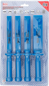 PLASTIC SCRAPER SET | 19 - 22 - 25 - 38 MM WIDE | 4 PCS. (366)