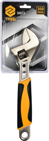 ADJUSTABLE WRENCH 300MM W/PLASTIC HANDLE (54073)